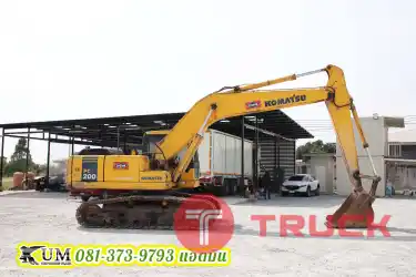 ถูกที่สุด รถแบ็คโฮ KOMATSU PC200-7 150 แรงม้า ปี48 พร้อมใช้งาน