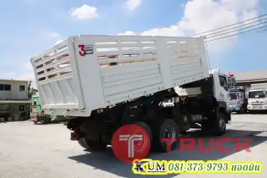 สวยโครตๆ สิบล้อดั้มพ์ดิน ISUZU FXZ 360 แรงม้า ปี61 ไมล์น้อย เป็นสิบน็อต ทำสีใหม่