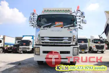 สวยโครตๆ สิบล้อดั้มพ์ดิน ISUZU FXZ 360 แรงม้า ปี61 ไมล์น้อย เป็นสิบน็อต ทำสีใหม่