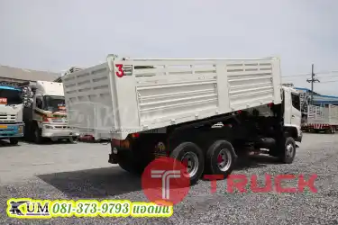 ลดล้างสต็อกครั้งสุดท้าย สิบล้อดั้มพ์ HINO VICTOR 500 344 แรงม้า ปี56 เก็บสีแล้ว พร้อมใช้งาน