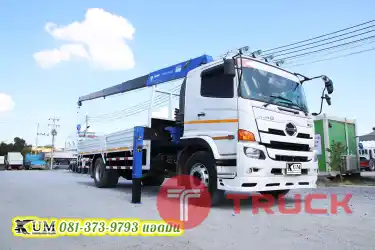 เครนใหม่ป้ายแดง 5ตัน 5 ปอก หกล้อเครน HINO VICTOR 500 240 แรงม้า ปี59 สวยครบจบค่ะพี่