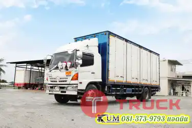6 ล้อตู้สิบบาน กว้าง 2.42 ม. HINO QDR 500 212 แรงม้า ปี 54 คันนี้ไม่ถึงล้าน