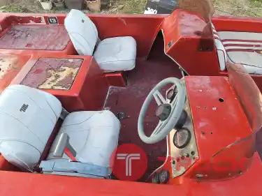 ขายเรือตกปลา BASS BOAT ยี่ห้อ STRYKER ขนาด 16ฟุต พร้อม เครื่องยนต์ TOHATSU 140hp. 2จังหวะ และ เทรเลอร์เดิมมากับ ตรงรุ่น เซ็ทนอก มือ2ญี่ปุ่น สถาพเดิม เครื่องยนต์สตาร์ทไม่ติด ขายตามสภาพ อุปกรณ์ครบ ระบบครบ สภาพสวย ขายไม่แพง ราคา 85,000บาท โทร 094-7899445
