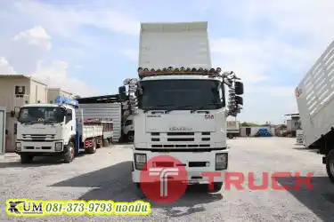 สวยๆเลยพี่คันนี้ ราคาน่าจับจอง สิบล้อดั้มพ์ ISUZU FXZ 360 แรงม้า ปี54