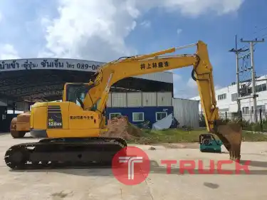 Komatsu PC128US-8 นำเข้าจากญี่ปุ่น สภาพพร้อมใช้งาน LINE ID @sangenjp โทร 089-0080077,089-0050007,086-0044333,065-8844400 www.sangenjp.com www.nmc99.com