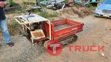 ขาย รถบรรทุกตะขาบเดินตาม กระบะ 75x115 cm ทั้งคัน 180 cm เครื่อง robin เบนซิน