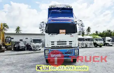 สวยครบรับไปใช้งานได้เลย สิบล้อดั้มพ์ ISUZU FXZ 360 แรงม้า ปี58