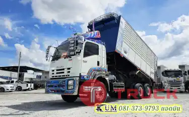 สวยครบรับไปใช้งานได้เลย สิบล้อดั้มพ์ ISUZU FXZ 360 แรงม้า ปี58