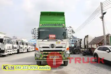 พร้อมใช้งาน สิบล้อดั้มพ์ HINO VICTOR 500 344 แรงม้า ปี59
