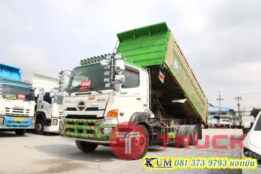 พร้อมใช้งาน สิบล้อดั้มพ์ HINO VICTOR 500 344 แรงม้า ปี59
