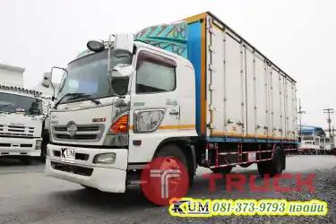 โฉมเดิมๆ หกล้อตู้สิบบาน HINO QDR 500 212 แรงม้า ปี56