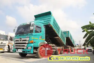 สิบล้อดั้มพ์พ่วงแม่ลูก HINO VICTOR 500 380 แรงม้า ปี64