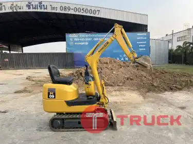 Komatsu PC09-1 นำเข้าจากญี่ปุ่น สภาพพร้อมใช้งาน LINE ID @sangenjp โทร 089-0080077,089-0050007,086-0044333,065-8844400 www.sangenjp.com www.nmc99.com