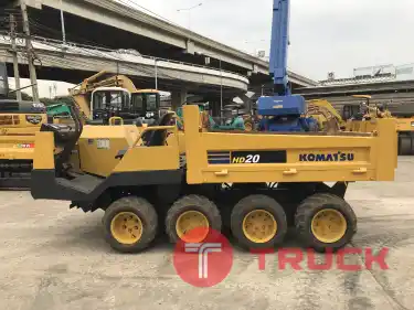 KOMATSU HD20 ดั๊มล้อยาง นำเข้าจากญี่ปุ่น สภาพพร้อมใช้งาน LINE ID @sangenjp โทร 089-0080077,089-0050007,086-0044333,065-8844400 www.sangenjp.com www.nmc99.com