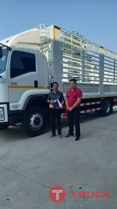 Isuzu 6ล้อFTR240 กระบะคอก