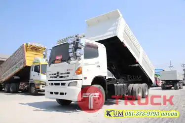 เชียร์คันนี้ กระบะอู่สามมิตร สิบล้อดั้มพ์ HINO QDR 500 344 แรงม้า ปี 56