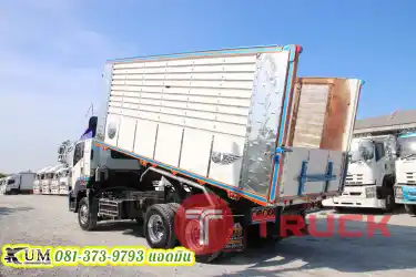 สวยราคาถูก สิบล้อพ่วงดั้มพ์ดิน ISUZU FXZ 360 แรงม้า ปี53 เก็บงานแล้วเรียบร้อย สีใหม่ทั้งคัน ด่วนๆเลยพี่