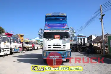 สวยราคาถูก สิบล้อพ่วงดั้มพ์ดิน ISUZU FXZ 360 แรงม้า ปี53 เก็บงานแล้วเรียบร้อย สีใหม่ทั้งคัน ด่วนๆเลยพี่