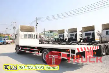พื้นใหม่ๆ หกล้อพื้นเรียบ HINO QDR 500 212 แรงม้า ปี 54 ราคาดีจริง