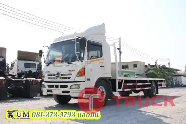 คันนี้ราคานี้ไม่มีอีกแล้ว พื้นใหม่ๆ หกล้อพื้นเรียบ HINO QDR 500 212 แรงม้า ปี 54 ราคาดีจริง