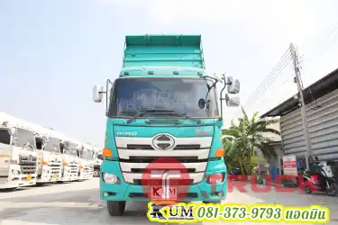 สวยเลยคันนี้ อู่สามมิตรแท้ สิบล้อดั้มพ์ HINO VICTOR 500 380 แรงม้า ราคาดีมาก