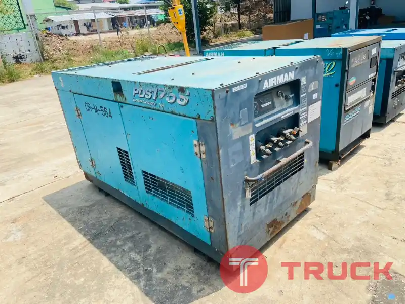 175CFM เครื่องปั๊มลม Airman PDS175S จากญี่ปุ่น โทร 080 6565422 หนิง