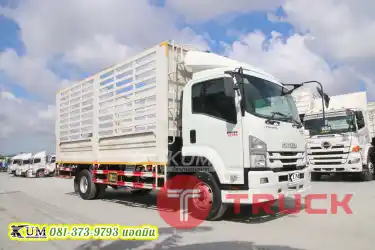 ขนเงินขนทองกันจ้า หกล้อคอก ISUZU FRR 210 แรงม้า ปี64 เกียร์ธรรมดา