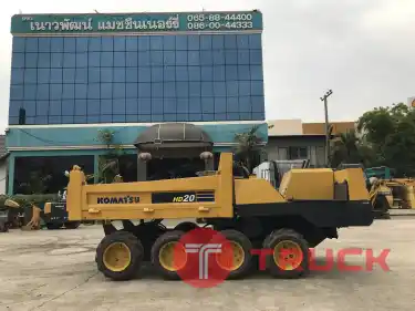 KOMATSU HD20 ดั๊มล้อยาง นำเข้าจากญี่ปุ่น สภาพพร้อมใช้งาน LINE ID @sangenjp โทร 089-0080077,089-0050007,086-0044333,065-8844400 www.sangenjp.com www.nmc99.com