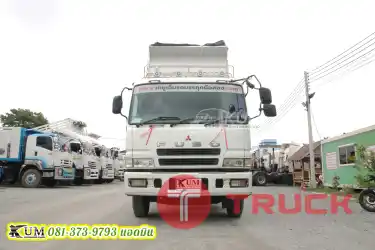 ราคาดี สายลุยต้องคันนี้ สิบล้อดั้มพ์ FUSO FV 380 แรงม้า ปี 56