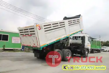 ราคาดี สายลุยต้องคันนี้ สิบล้อดั้มพ์ FUSO FV 380 แรงม้า ปี 56