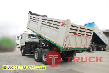 ราคาดี สายลุยต้องคันนี้ สิบล้อดั้มพ์ FUSO FV 380 แรงม้า ปี 56
