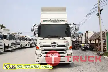 เก็บงานเรียบร้อย พร้อมใช้งาน สิบล้อดั้มพ์ HINO VICTOR 500 344 ปี59 แรงม้า คันนี้เด็ดจัดเลย