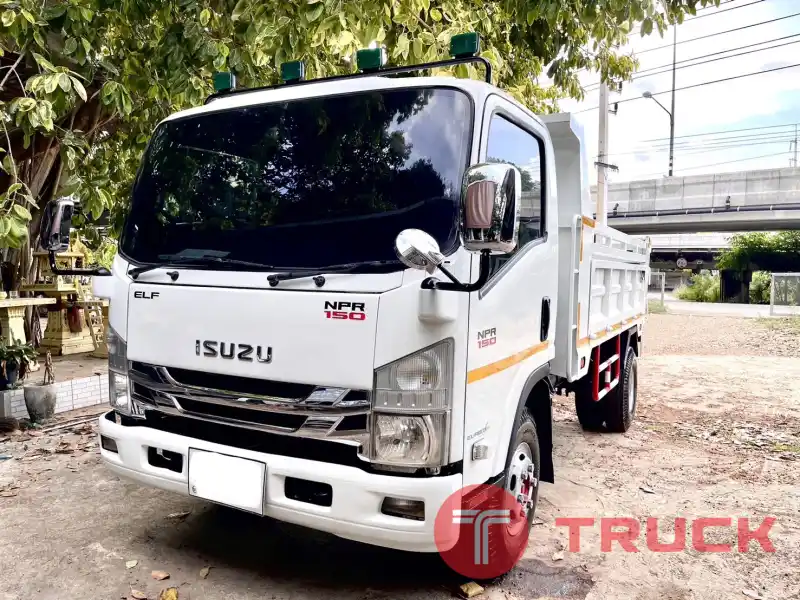 ขายรถหกล้อดัมพ์ อีซูซุ รุ่น NPR เครื่อง150แรง ปี 58 กะบะยาว 3.60 เมตร สีขาว สภาพสวย พร้อมใช้งาน
