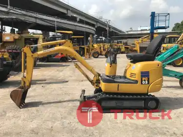 Komatsu PC03-2 นำเข้าจากญี่ปุ่น สภาพพร้อมใช้งาน LINE ID @sangenjp โทร 089-0080077,089-0050007,086-0044333,065-8844400 www.sangenjp.com www.nmc99.com