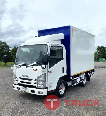 รถบรรทุก 4ล้อ ISUZU NLR 130 แรง ปี 2561 ตู้แห้ง รถห้างแท้ ไม่ติดเวลา พร้อมใช้งาน