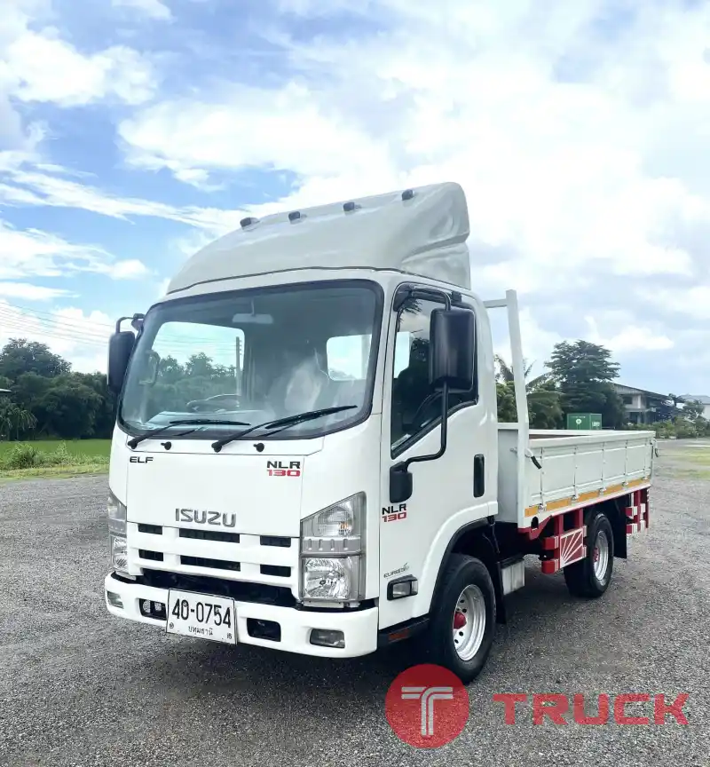 รถบรรทุก 4 ล้อ ISUZU NLR 130 แรง ปี 2551 กระบะเปิด3ด้าน รถห้างแท้ ไม่ติดเวลา พร้อมใช้งาน