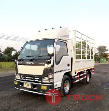 รถบรรทุก 4 ล้อ ISUZU NKR 100 แรง เทอร์โบ ปี2550 รถห้างแท้ กระบะคอกสูง พร้อมใช้ ไม่ติดเวลา