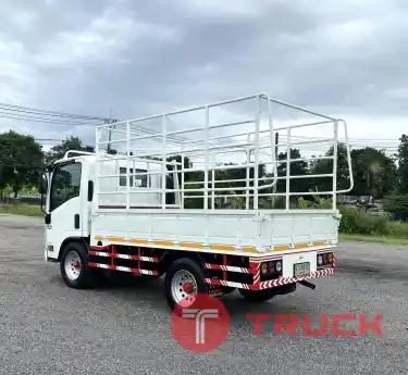 รถบรรทุก 4 ล้อ ISUZU NLR 130 แรง ปี 2553 กระบะคอกสูง พร้อมใช้ รถห้าง ไม่ติดเวลา