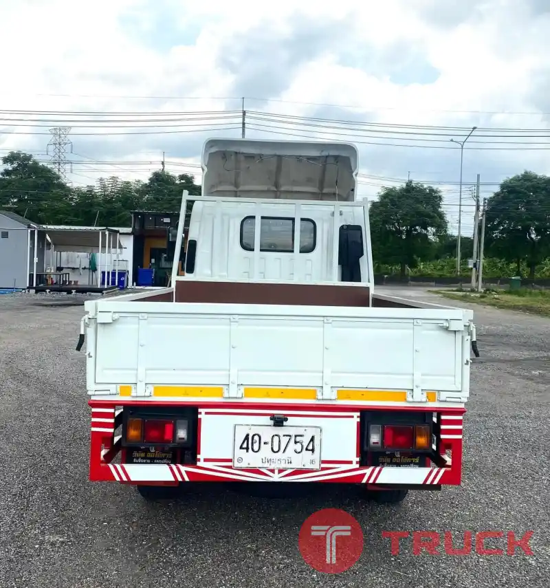 รถบรรทุก4ล้อ ISUZU NLR 130 แรง ปี 2551 กระบะเปิด3ด้าน รถห้างแท้ ไม่ติดเวลา พร้อมใช้งาน