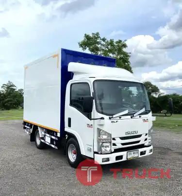 รถบรรทุก4ล้อ ISUZU NLR 130 แรง ปี 2561 รถห้างแท้ ไม่ติดเวลา ตู้แห้ง พร้อมใช้งาน