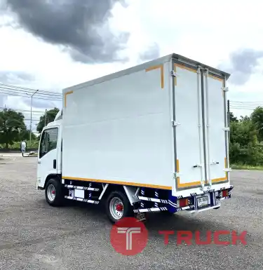รถบรรทุก4ล้อ ISUZU NLR 130 แรง ปี 2561 รถห้างแท้ ไม่ติดเวลา ตู้แห้ง พร้อมใช้งาน