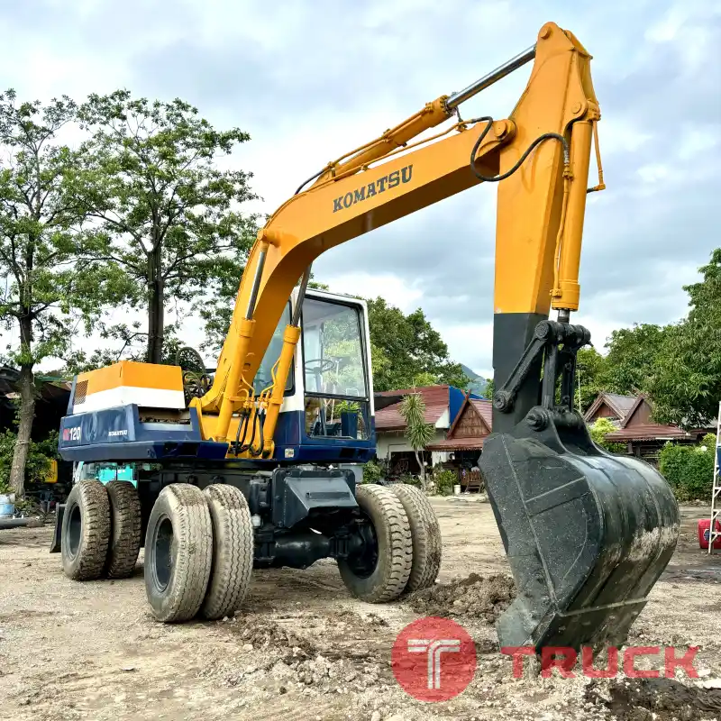 รถขุดล้อยาง KOMATSU PW100-3 พร้อมใช้