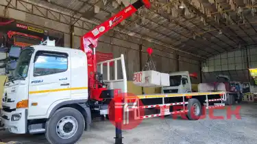 รถบรรทุกHINO ติดตั้งเครน 5 ตัน ไกรสร 0863-3516797