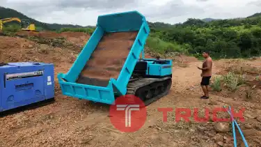 รีวิว ฉบับเต็มตามคำเรียกร้องครับ รถบรรทุกตะขาบ ดั๊มเปอร์ morooka MST 600 เก่าญี่ปุ่นแท้ แทรคตะขาบ