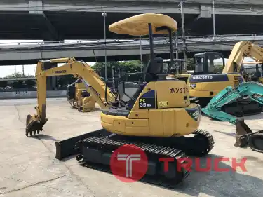 Komatsu PC35MR-1 นำเข้าจากญี่ปุ่น สภาพพร้อมใช้งาน LINE ID @sangenjp โทร 089-0080077,089-0050007,086-0044333,065-8844400 www.sangenjp.com www.nmc99.com
