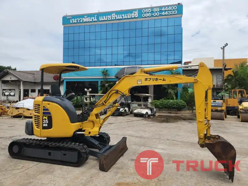 Komatsu PC35MR-2 นำเข้าจากญี่ปุ่น สภาพพร้อมใช้งาน LINE ID @sangenjp โทร 089-0080077,089-0050007,086-0044333,065-8844400 www.sangenjp.com www.nmc99.com