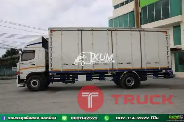 หกล้อตู้สิบบาน HINO FG8J 240 แรง ปี 2565 ยาว 7.8 สูง 2.6 กว้าง 2.4