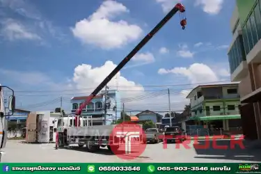 สด ลด Vat นิติบุคคลรับประโยชน์เต็มๆ ใครเร็วใครไวก็ได้ไปครอบครองจ้าา หกล้อเครน ISUZU FTR 240 แรง ปี 2560