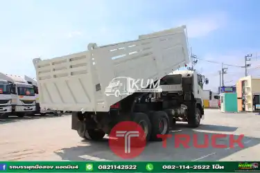 สิบล้อดั้มพ์ ISUZU FXZ 360 แรง ปี 2555