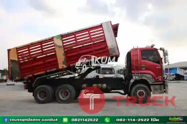 สิบล้อดั้มพ์&nbsp; ISUZU FZX 360แรง ปี 2566 ยาว 6.5 กว้าง 2.5 สูง 1.8